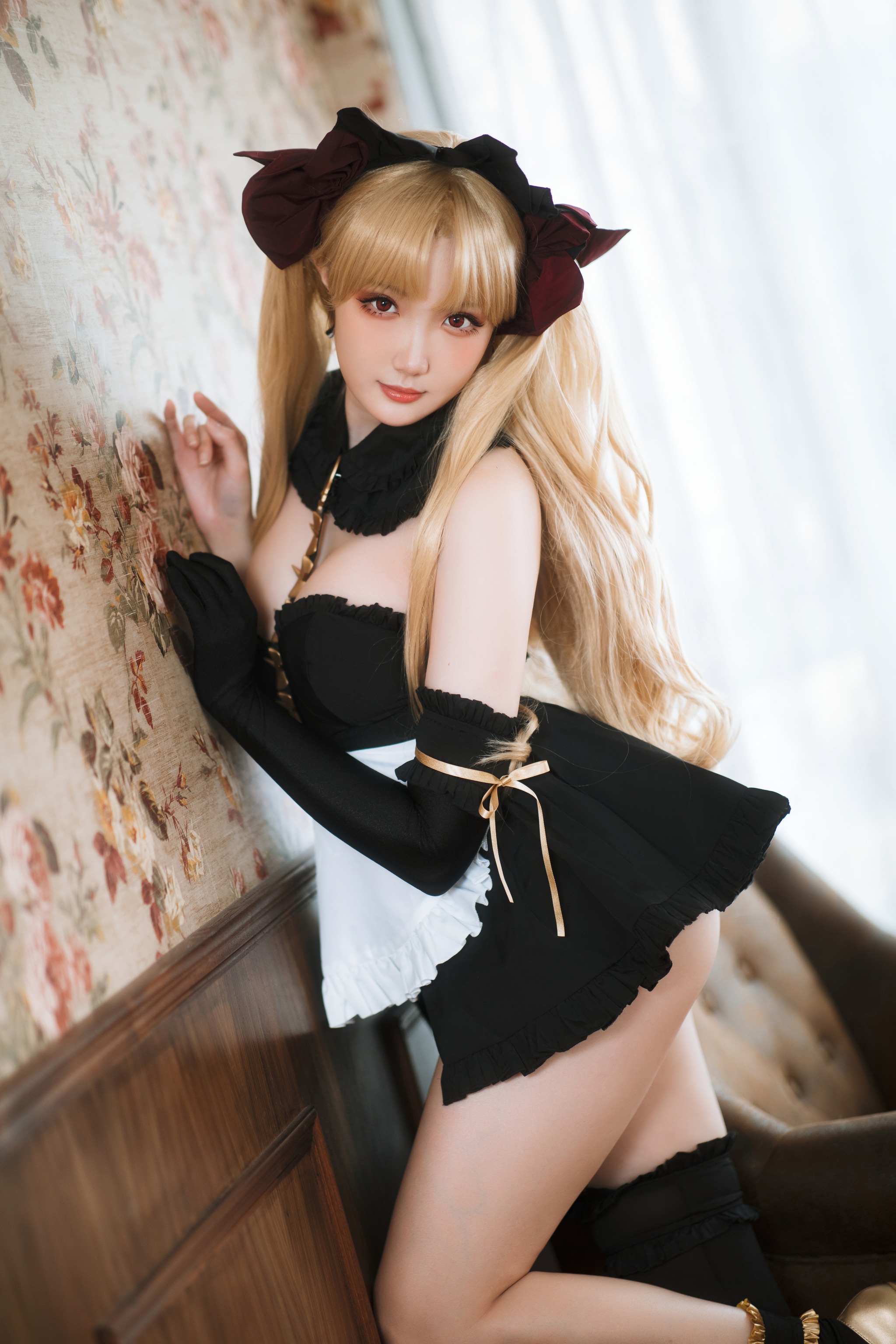 图片[1]-瓜希酱 – NO.053 艾蕾女仆 Ereshkigal [23P]-XikXak